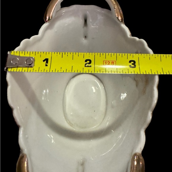 Hand Painted Ardalt Japan #6388 - 1950s -Butterfly & Birdhouse trinket vintage - Picture 8 of 9